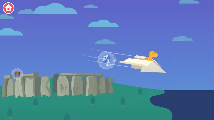 Dinosaur Plane Games for kids screenshot 1