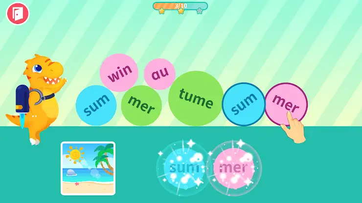 Dinosaur Word Games for kids screenshot 4
