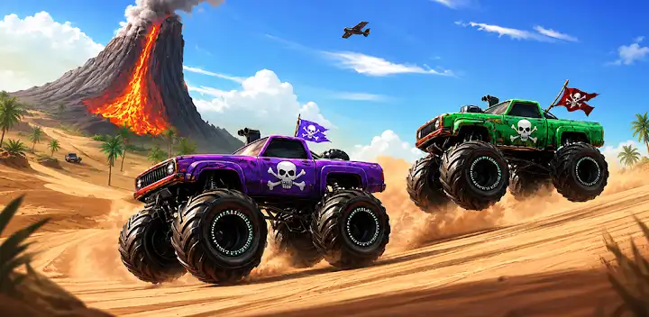 Monster Truck Go: Kids Racing — Android game banner