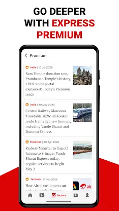 Indian Express Latest News App screenshot 6