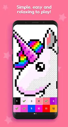 Pixel Tap: Color by Number screenshot 2