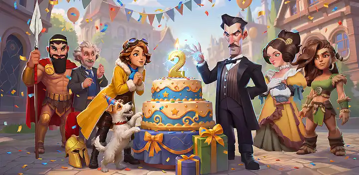 Heroes of History: Epic Empire — Android game banner