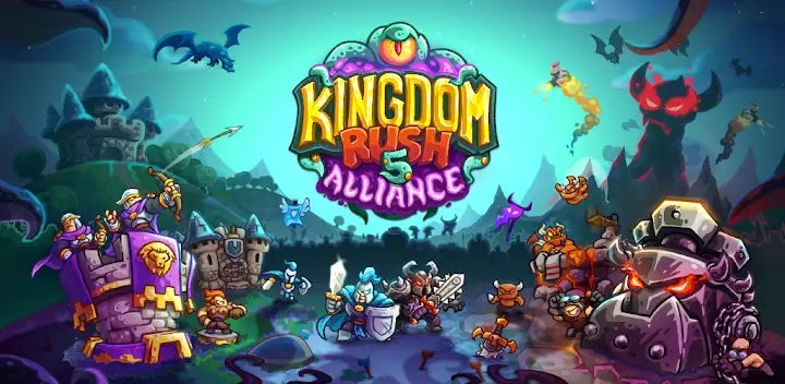 Kingdom Rush 5: Alliance TD — Android game banner