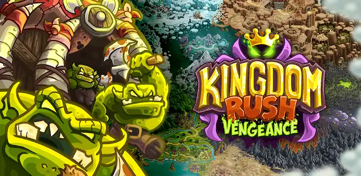 Kingdom Rush Vengeance TD Game — Android game banner