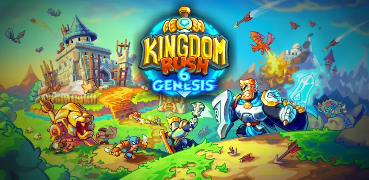 Kingdom Rush 6: Genesis TD — Android game banner
