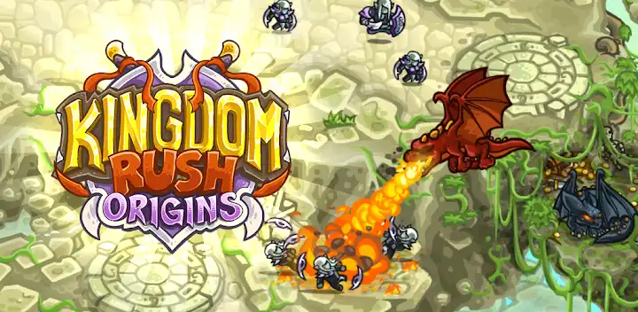 Kingdom Rush Origins TD — Android game banner