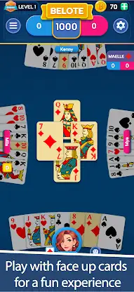 Belote & Coinche Classic screenshot 5