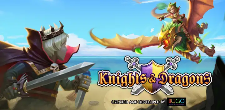 Knights & Dragons Action RPG — Android game banner
