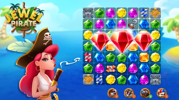 Jewel Pirate - Treasure Legend screenshot 5
