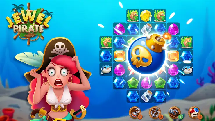 Jewel Pirate - Treasure Legend screenshot 6