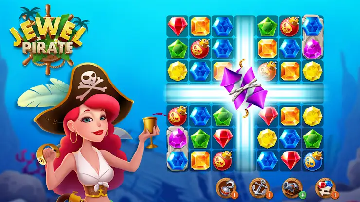 Jewel Pirate - Treasure Legend screenshot 7