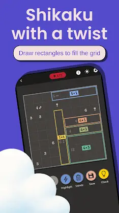 Shikaku Twist Rectangle Puzzle screenshot 2