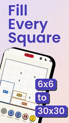 Shikaku Twist Rectangle Puzzle screenshot 1