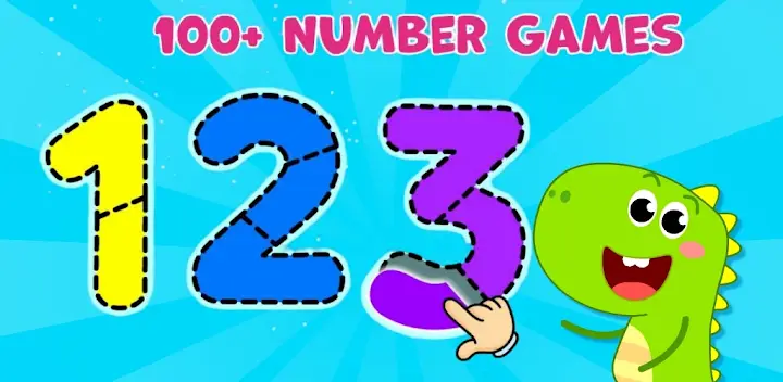 123 Numbers Tracing & Counting — Android game banner