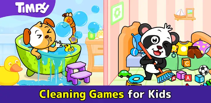 House Cleaning Games for Kids — Android game banner