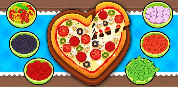Pizza Fun & Kitchen Games 2-5 — Android game banner