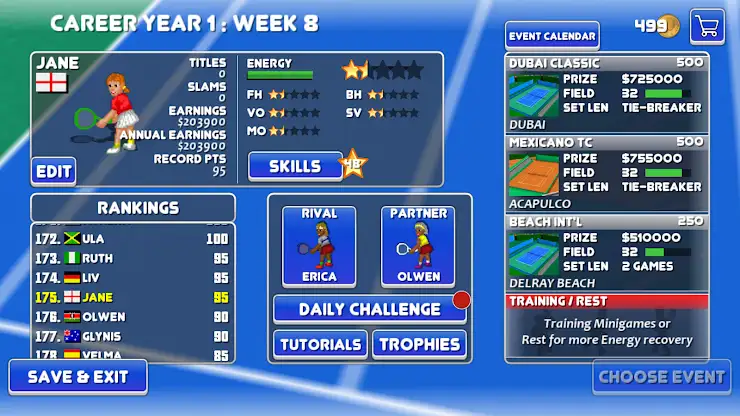 Tennis Champs FREE screenshot 4