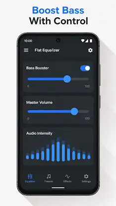 Flat Equalizer - Bass Booster screenshot 3