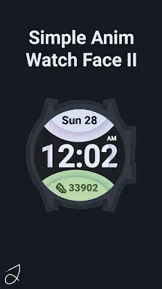 Simple Anim Watch Face II screenshot 1