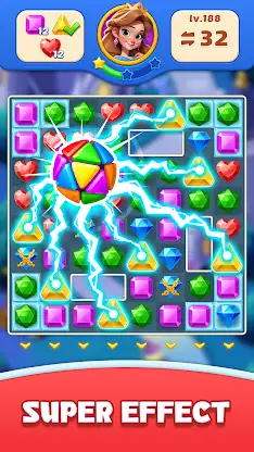 Jewel Ice - Match 3 Game screenshot 1