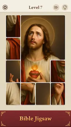 Bible Jigsaw Solitaire screenshot 1