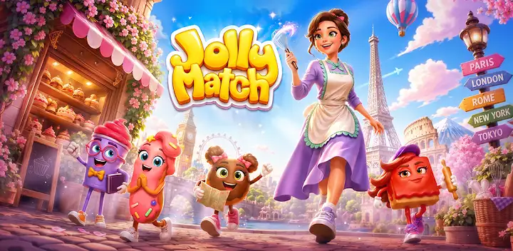 Jolly Match 3 - Puzzle Game — Android game banner