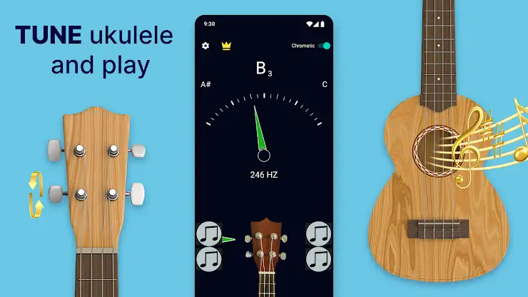 Ukulele Tuner - Simple Tuner screenshot 7