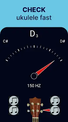Ukulele Tuner - Simple Tuner screenshot 3