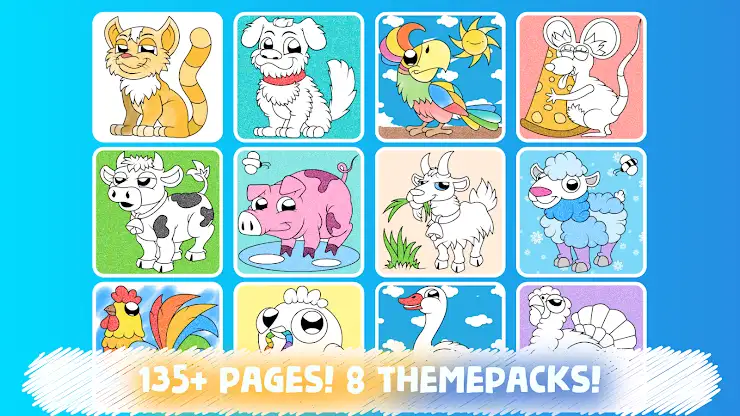 Easy coloring pages for kids screenshot 2