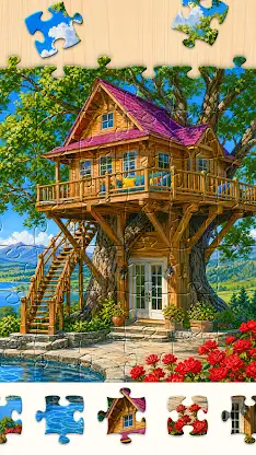 Cottage Jigsaw Puzzles screenshot 2