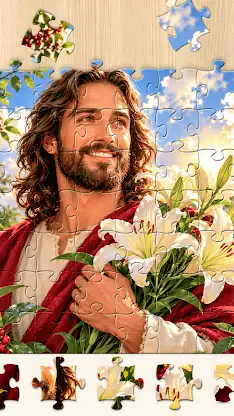 Bible Jigsaw Puzzle: Calm Game screenshot 2