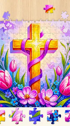 Bible Jigsaw Puzzle: Calm Game screenshot 3