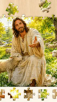 Bible Jigsaw Puzzle: Calm Game screenshot 5