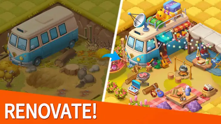 Merge Town : Travel Adventure screenshot 4