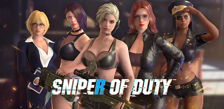 Sniper of Duty:Sexy Agent Spy — Android game banner