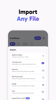 CraftNote – AI Note Taker screenshot 4