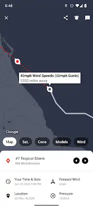 My Hurricane Tracker & Alerts screenshot 1