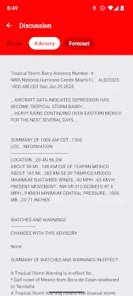 My Hurricane Tracker Pro screenshot 5