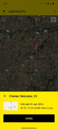 My Lightning Tracker & Alerts screenshot 1