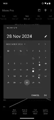 My Moon Phase - Lunar Calendar screenshot 3