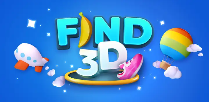 Find 3D - Match 3D Items — Android game banner