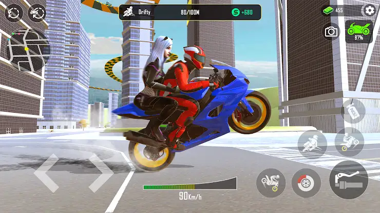 GT Moto Stunt 3D: Driving Game screenshot 2