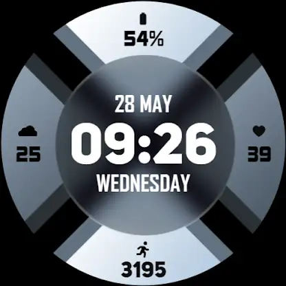 Glass Watch Face screenshot 4