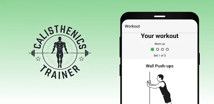 Calisthenics Trainer — Android app banner