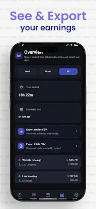 Freelance Time Tracker screenshot 5