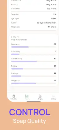 Soap Lye Calculator screenshot 2