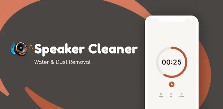 Speaker Cleaner: Water & Dust — Android app banner