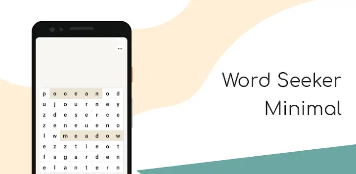 Word Seeker Minimal — Android game banner