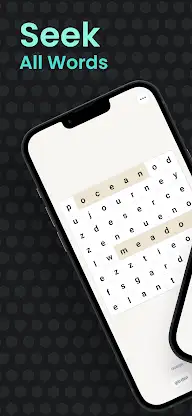 Word Seeker Minimal screenshot 1
