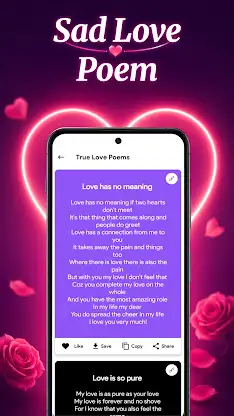 Love Poems - Romantic Messages screenshot 6